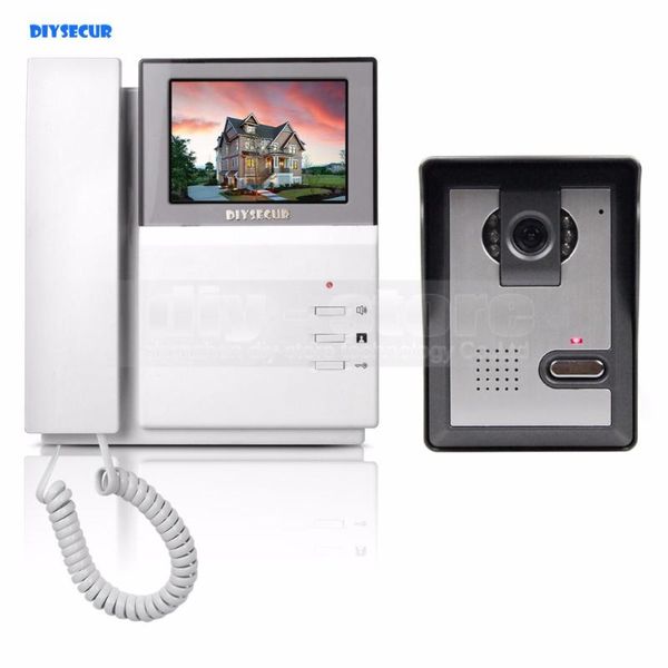 

4.3inch video intercom door phone doorbell 1 camera monitor for home / office security system phones