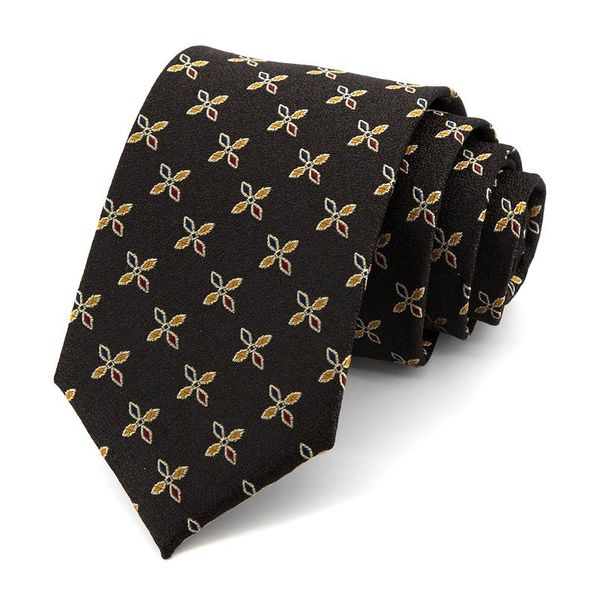 

bow ties brand designer vintage brown for men 8 cm wide dresses necktie fashion formal work cravat male gift with box, Black;gray