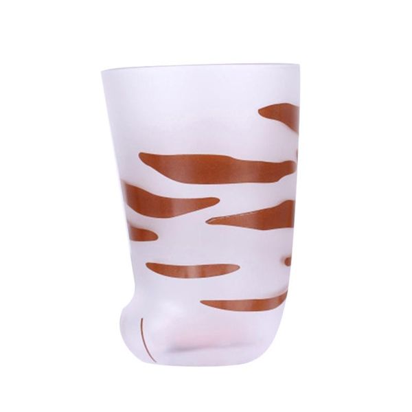 

mugs novelty cat claw cup frosted kids milk glass cups personality breakfast cute mug for home xkw