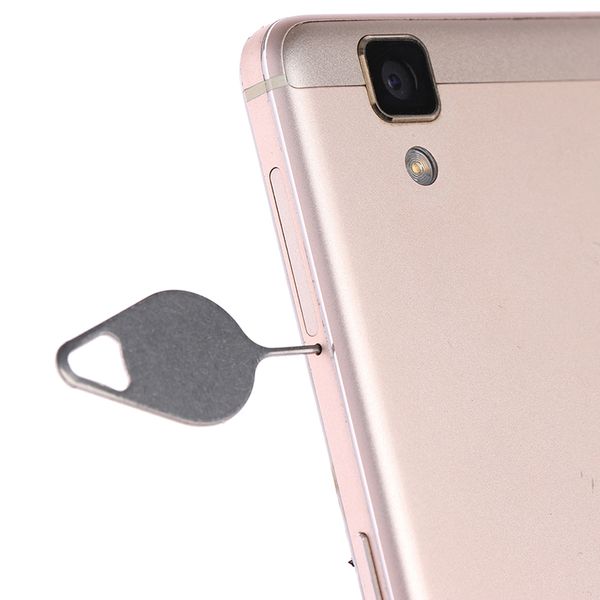 Pino do cartão SIM de aço inoxidável Módulo de identificação do assinante Abridor de cartões Ferramenta para todos os smartphones Celular Sim-Card Ejetor Pin Chave