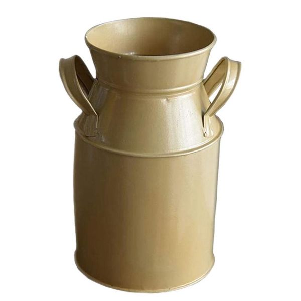 

vases metal vase flower arrangement bouquet dried flowers bucket retro old basket