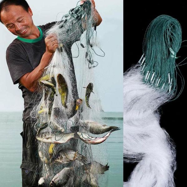 

clear green white fishing net with float fish trap nylon accessor monofilament 30mx1.2m small mesh 1.2x15 accessories