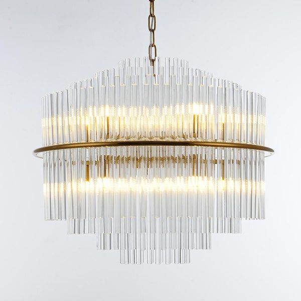 

postmodern minimalist living room chandelier crystal light in the bedroom round atmospheric lamp decorative pendant lamps