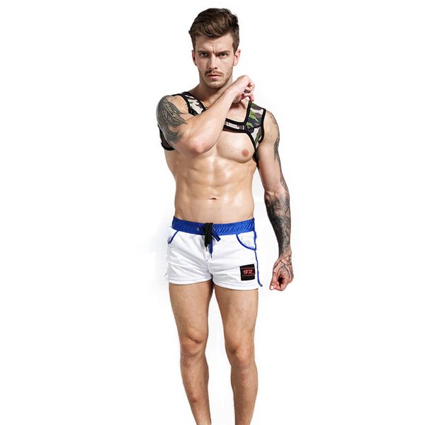 

men' tank ' camouflage neoprene harness shoulder supports braces protective gear fitness bodybuilding 5tmz, White;black