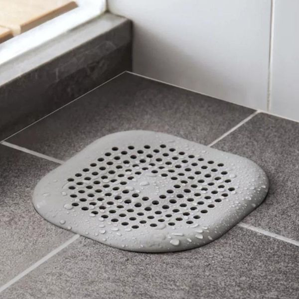 

other bath & toilet supplies 3pcs grey floor drain sink plug sucker cover kitchen strainer drainer hair filter covering pad for bathro