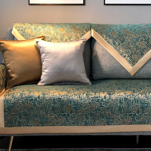 

chair covers nordic luxury sofa cover four seasons universal corner dignified retro edging solid wood furniture cushion l shape couch