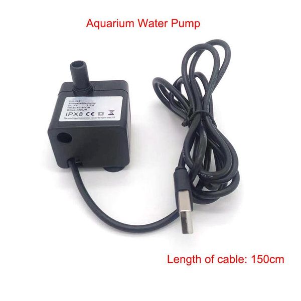 

air pumps & accessories 5v ultra-quiet submersible aquarium water pump fountain filter fish pond tank carry around usb