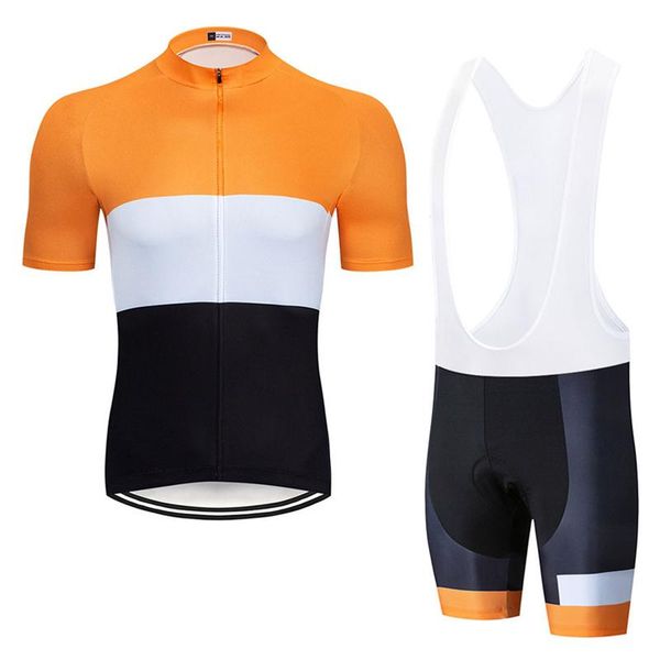 

racing sets bike jersey set 2021 cycling clothing summer short sleeve breathable, sweat-absorbent and comfortable suit men's, Black;blue