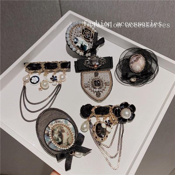 

pins, brooches juno fashion for women pins backpacks pearl brooch jewellery jewelry accessories, Gray