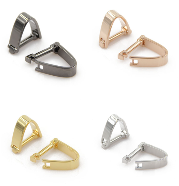 

cuff link and tie clip sets 10pairs/lot special triangle cufflinks silver/gold/gunblack plating chain links men's jewelry simple busine, Silver;golden