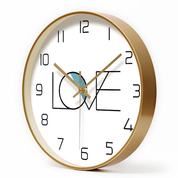 

wall clocks luxury design large metal art clock duvar saati relogio de parede morden horloge murale for living room decoration
