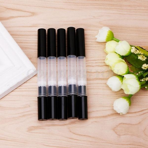

storage bottles & jars 3ml cuticle oil container with brush lip tube empty twist pen cosmetic drop