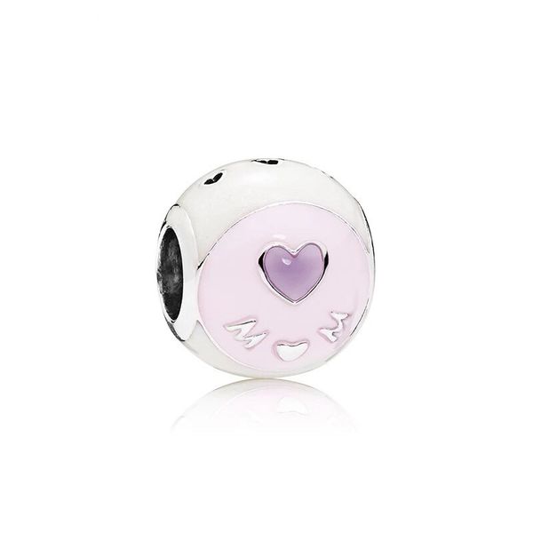 

fits pandora original bracelets 20pcs silver charms beads mom enamel crystal silver charms bead for women diy european necklace jewelry, Black