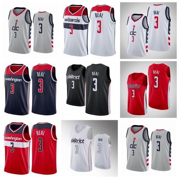 

basketball jersey men washingtonwizards bradley beal custom jerseys, Black;red