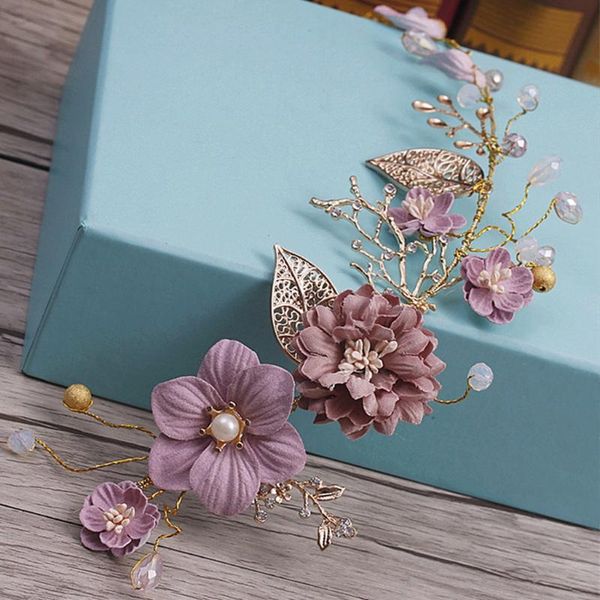 

hair clips & barrettes bride headwear head band accessories wedding headdress handmade tiara alloy drop ship, Golden;silver