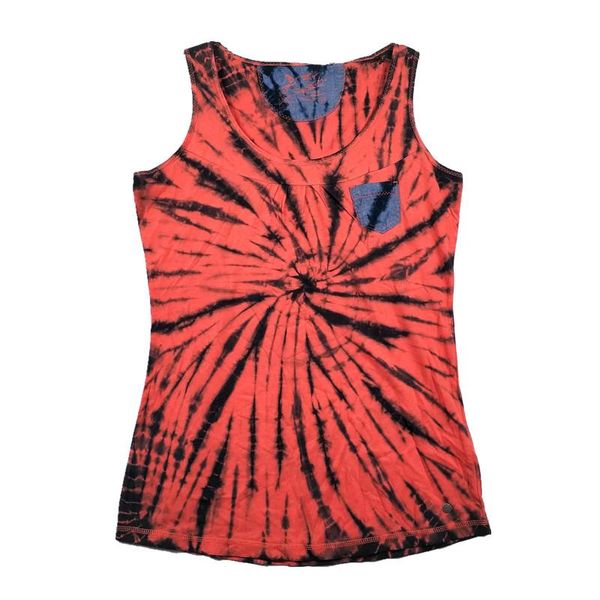 

women's tanks & camis women tie dye pocket tank singlet camisole (large fit), White
