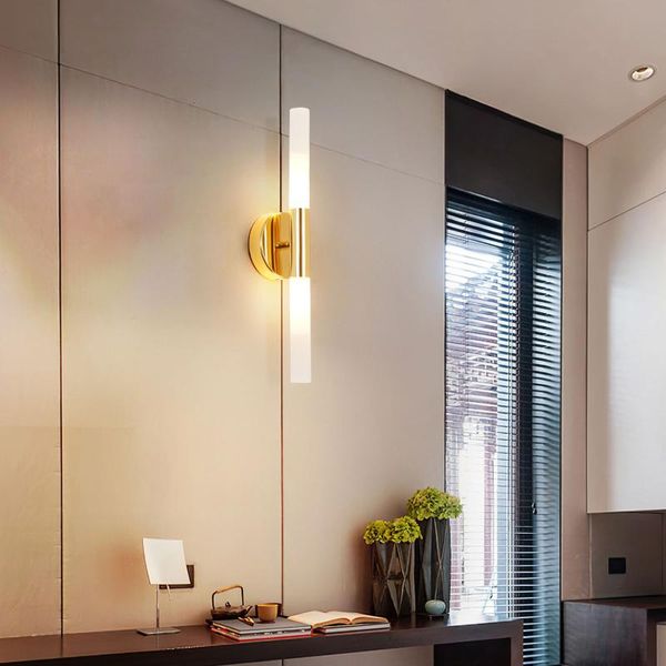 

wall lamp modern bedroom living room stairway mirror front lighting sofa background decoration lights