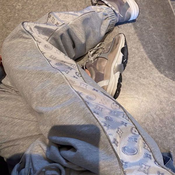 

new pants spring 2021 new womens large size fashionable temperament loose retro french hong kong style wide jeans leg ins, Black;white