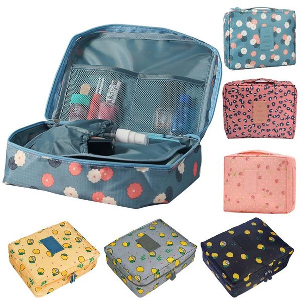 

storage bags water-proof cosmetics handbag make up bag toiletry kit portable travel women toiletries organizer