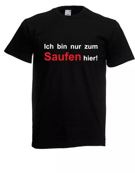 

mens t-shirt gmbh-i am just for drinking here i spells i fun i to 5xl, White;black