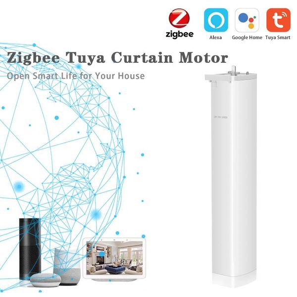 

smart home control tuya zigbee intelligent curtain blind switch electric motorized roller shutter remote for motor