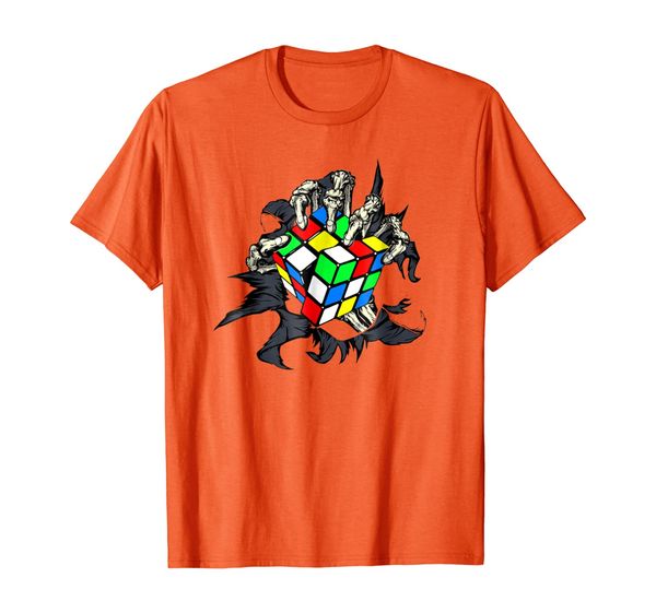 

Skeletal Hands Solving Rubik Cube Puzzle T-Shirt, Mainly pictures