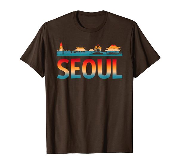 

Seoul Korea Skyline City Trip Souvenir Gifts for Men Women T-Shirt, Mainly pictures