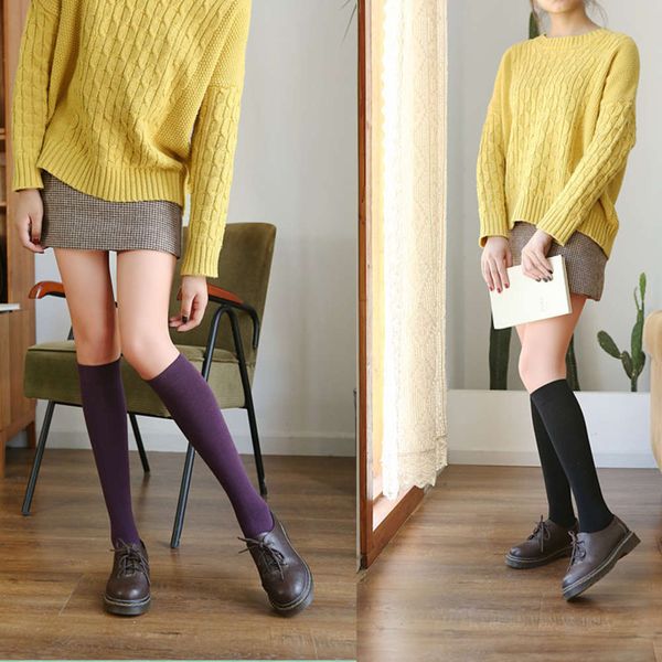 

knee length spring pile cotton color, Black;white
