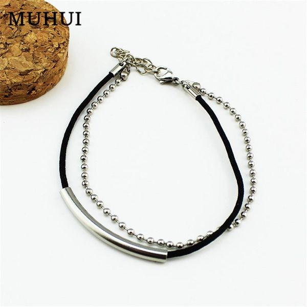 

kpop star v same style titanium steel beads chain bracelet women black red color double never fade jewelry charm bracelets, Golden;silver