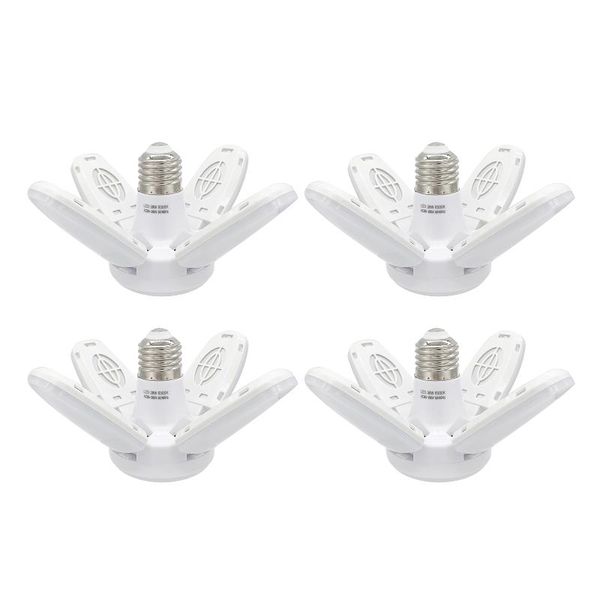 

bulbs led garage lights- dimmable lights ceiling, 38w 6000lm 6500k e27/b22 ceiling with 4 adjustable panels