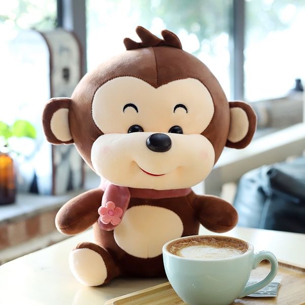 

monkey doll super cute down cotton bed monkey orangutan pillow plush toy girl