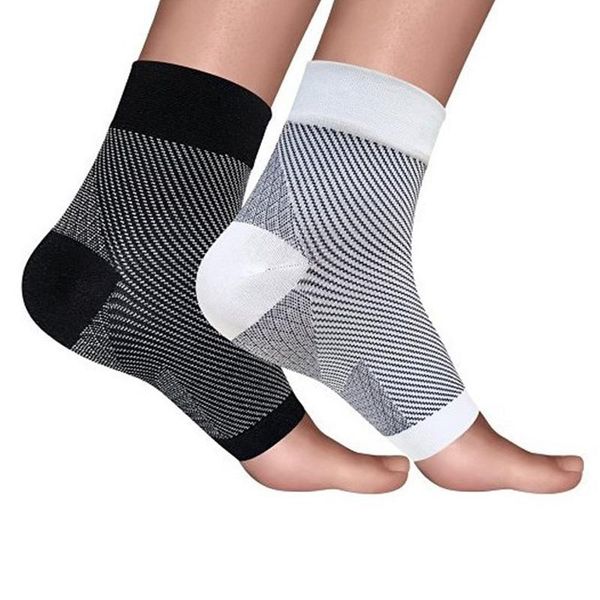 

ankle support 1 pair compression socks anti fatigue sleeve basketball sports running football cycling foot protector brace, Blue;black