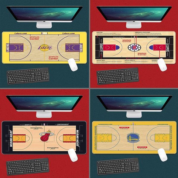

mouse pads & wrist rests basketball court large medium long pad playing video games keyboard table