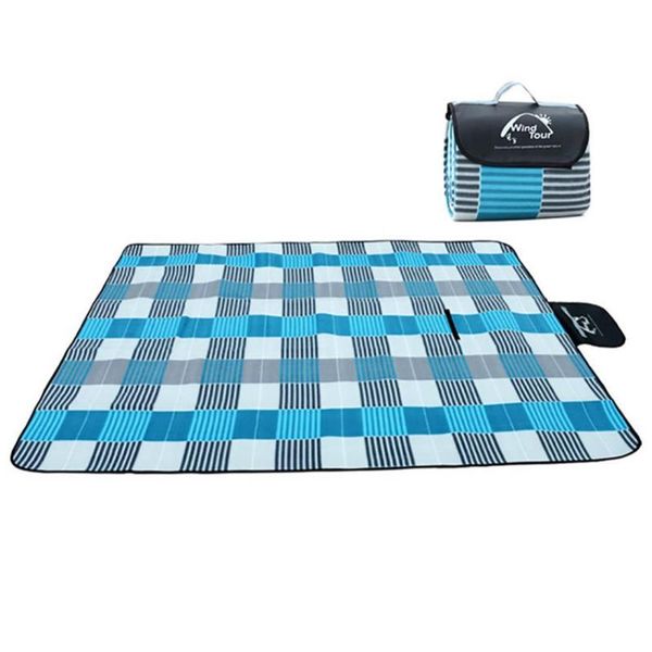 

waterproof sunflower grid pattern striped flower outdoor camping picnic mat beach tent pad blanket for pads