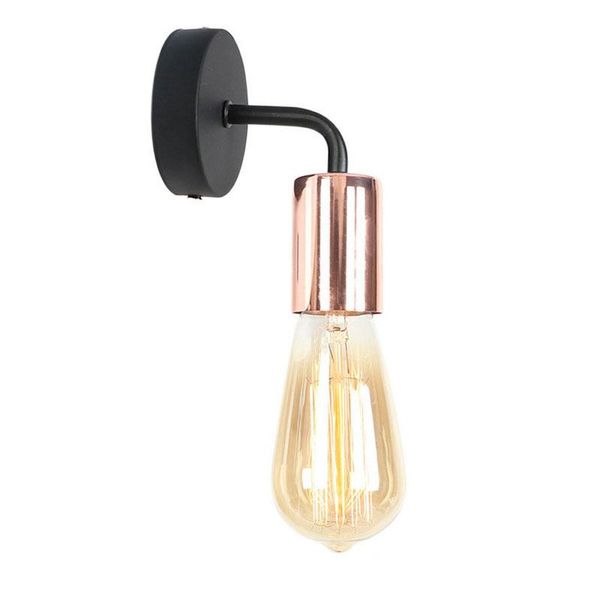 

wall lamp american loft mini vintage metal led light industrial decor stairs bedroom bar iron sconce fixtures