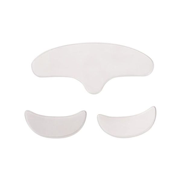 

eyebrow tools & stencils 3 pcs women eye forehead invisible anti-aging face pad reusable silicone prevent wrinkles lines patch