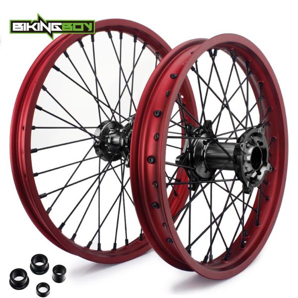 

front 21" rear 19" / 18" wheel rim hub crf250r 04-13 crf250x 04-09 crf450r 02-12 crf450x 05-09 cr 125 250 r 04-07 motorcycle