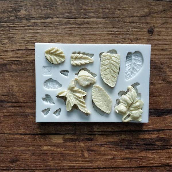 

cake tools leaf shape silicone mold chocolate candy fondant
