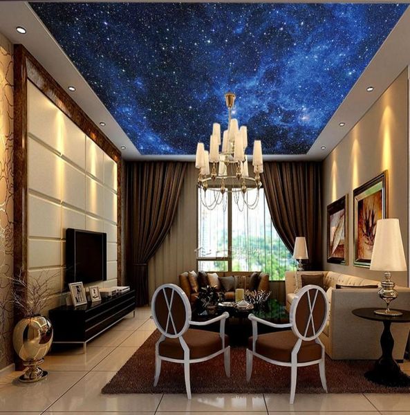 

wallpapers mural paintings living room ceiling wallpaper beautiful starry sky painting wall