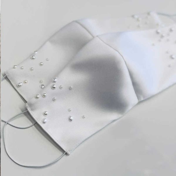 

three dimensional white pearl mask dust-proof and breathable daily protective mask for bridal party banquet