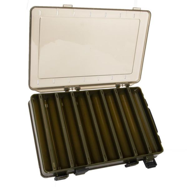 

fishing accessories box for baits double sided plastic lure boxes foam trout fishook flies fish hook eva container bag storage