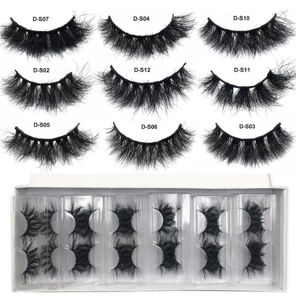 

mink lashes wholesale 10-50 pairs fluffy real hair natural eyelashes short wispy bulk false