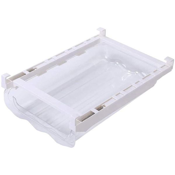 

storage bottles & jars adjustable space saver drawer refrigerator egg box food container holder