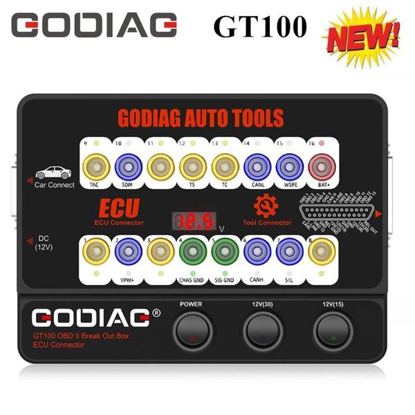 

diagnostic tools godiag gt100 obd ii break out box ecu connector test platform for maintenance / diagnosis programm coding