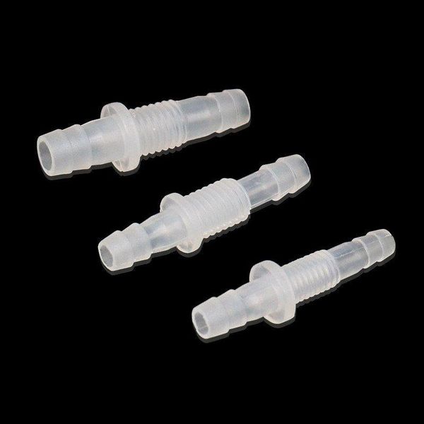 

watering equipments drop 3~8mm m6~m10 threaded hex nut pp pipe connectors aquarium fish tank adapter air pump hose fittings pagoda joints