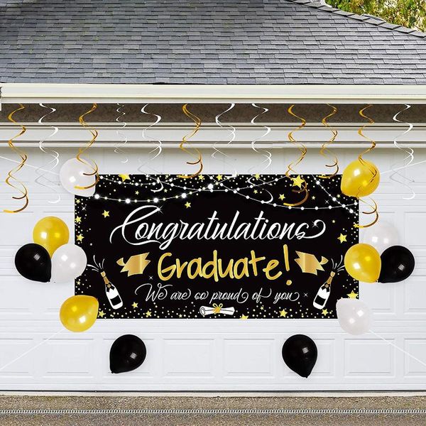 

pographic background balloon glitter graduation back to school children congratulation decorations party supplies decoration