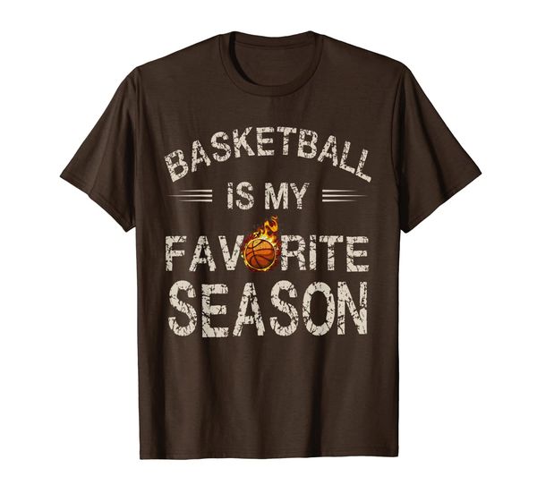 

basketball is my favorite season shirt for basketball lovers t-shirt, White;black