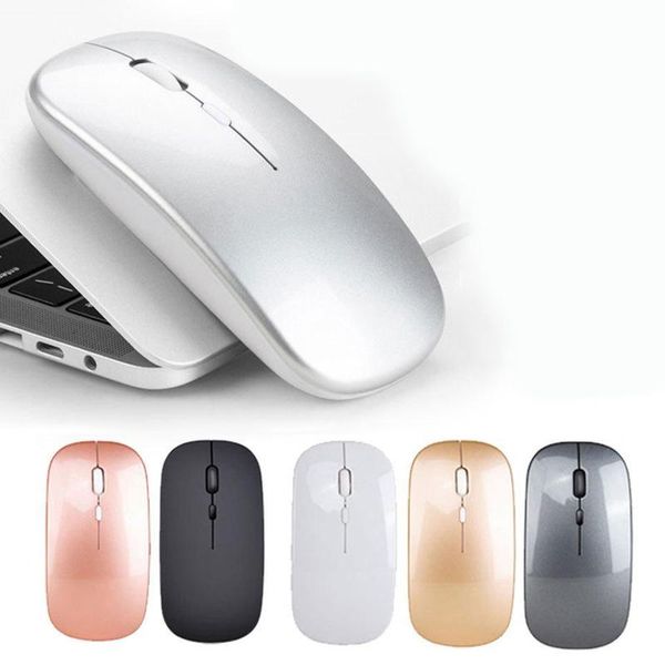 

mice silent led wireless mouse rechargeable dual mode mobile optical laptop