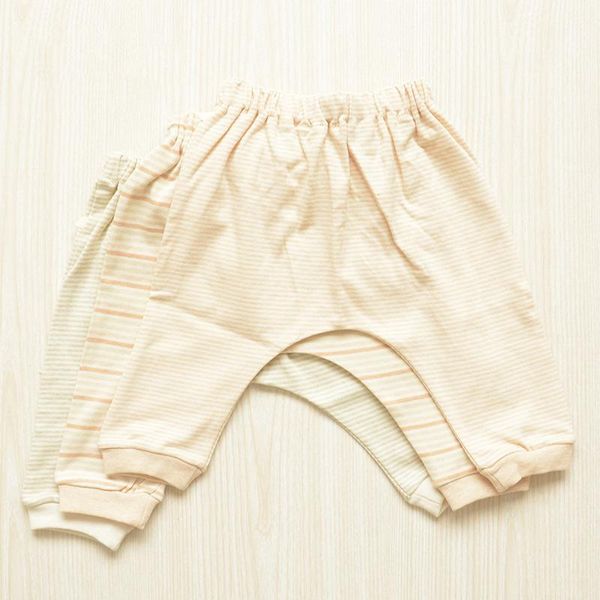 

trousers spring and summer baby boy pants girls cropped infant cotton striped pp children's casual simple clothing, Blue