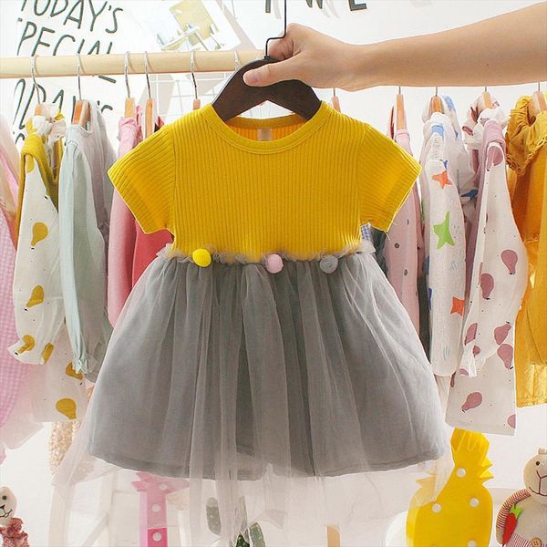 

toddler kid girl princess dresses lace tulle wedding birthday party tutu children clothing costumes vestido infantil, Red;yellow